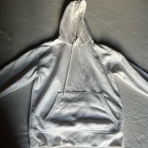 Zara Plain White Hoodie